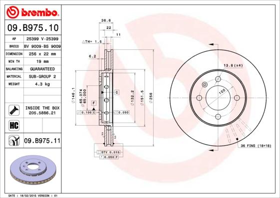 Breco BS 9009 - Спирачен диск vvparts.bg
