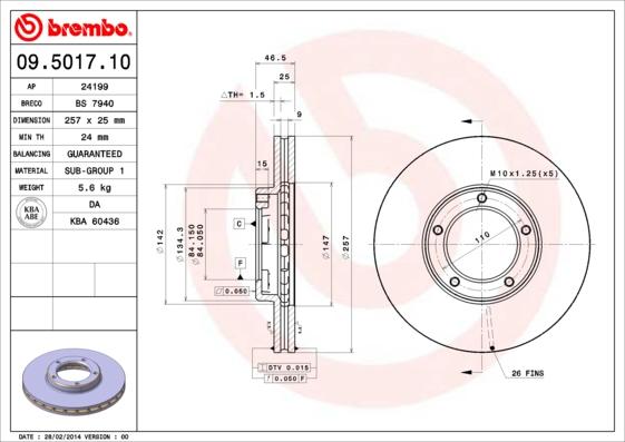 Breco BS 7940 - Спирачен диск vvparts.bg