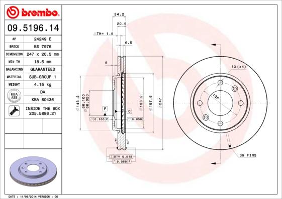 Breco BS 7976 - Спирачен диск vvparts.bg