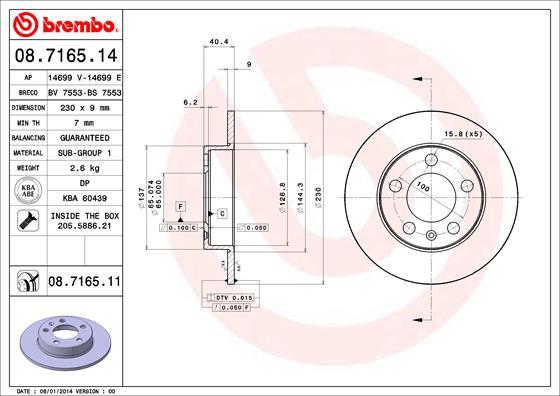 Breco BV 7553 - Спирачен диск vvparts.bg