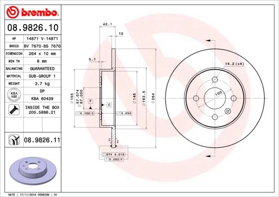 Breco BS 7670 - Спирачен диск vvparts.bg