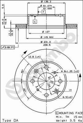 Breco BS 7892 - Спирачен диск vvparts.bg