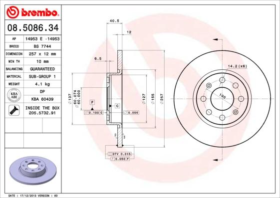 Breco BS 7744 - Спирачен диск vvparts.bg