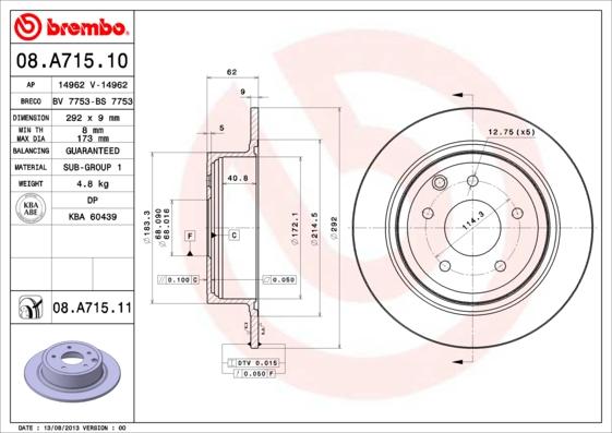 Breco BS 7753 - Спирачен диск vvparts.bg