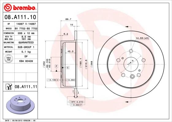 Breco BS 7702 - Спирачен диск vvparts.bg