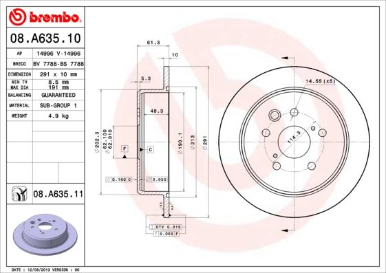 Breco BS 7788 - Спирачен диск vvparts.bg