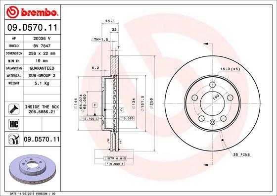 Breco BV 7847 - Спирачен диск vvparts.bg