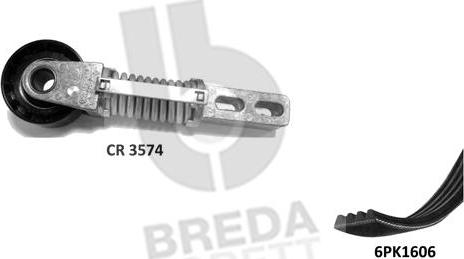 Breda Lorett KCA0044 - Комплект пистов ремък vvparts.bg
