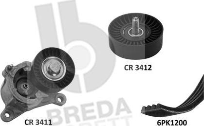 Breda Lorett KCA0060 - Комплект пистов ремък vvparts.bg