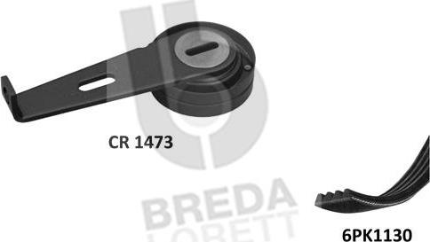 Breda Lorett KCA0004 - Комплект пистов ремък vvparts.bg