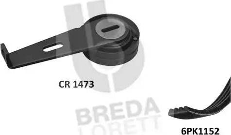 Breda Lorett KCA0001 - Комплект пистов ремък vvparts.bg