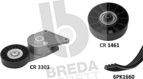 Breda Lorett KCA0008 - Комплект пистов ремък vvparts.bg