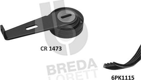 Breda Lorett KCA0002 - Комплект пистов ремък vvparts.bg