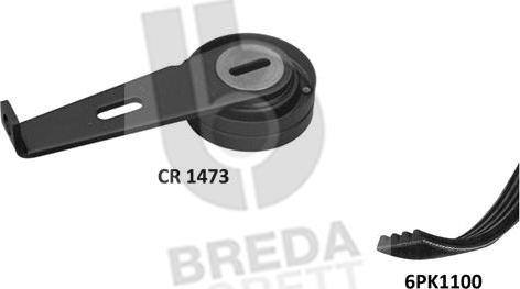 Breda Lorett KCA0014 - Комплект пистов ремък vvparts.bg