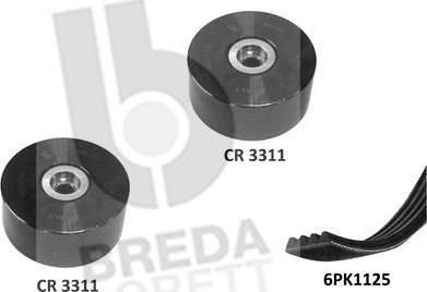 Breda Lorett KCA0037 - Комплект пистов ремък vvparts.bg