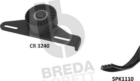 Breda Lorett KCA0025 - Комплект пистов ремък vvparts.bg