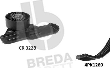 Breda Lorett KCA0028 - Комплект пистов ремък vvparts.bg