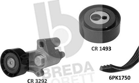 Breda Lorett KCA0023 - Комплект пистов ремък vvparts.bg