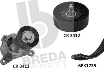 Breda Lorett KCA0022 - Комплект пистов ремък vvparts.bg