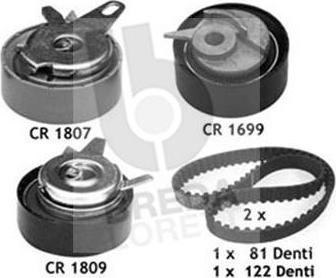 Breda Lorett KCD0606 - Комплект ангренажен ремък vvparts.bg