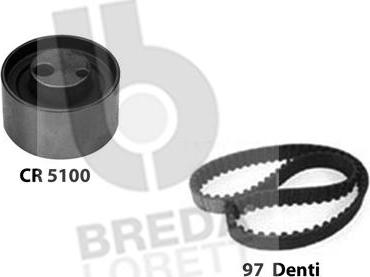 Breda Lorett KCD0686 - Комплект ангренажен ремък vvparts.bg