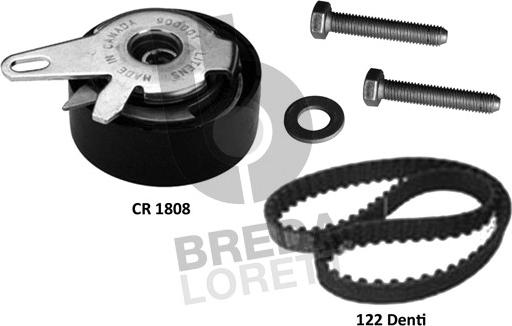 Breda Lorett KCD0677 - Комплект ангренажен ремък vvparts.bg