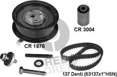 Breda Lorett KCD0046 - Комплект ангренажен ремък vvparts.bg