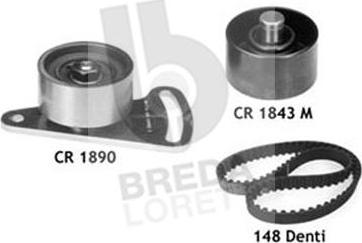 Breda Lorett KCD0068 - Комплект ангренажен ремък vvparts.bg