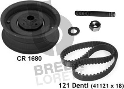 Breda Lorett KCD0031 - Комплект ангренажен ремък vvparts.bg