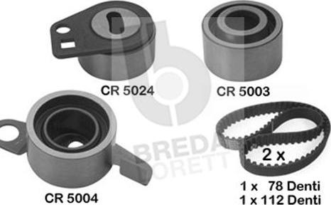 Breda Lorett KCD0038 - Комплект ангренажен ремък vvparts.bg