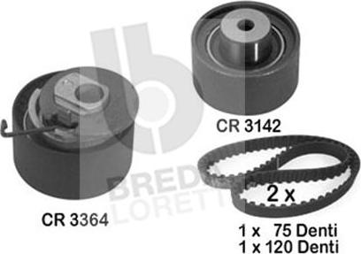 Breda Lorett KCD0073 - Комплект ангренажен ремък vvparts.bg