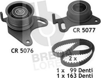 Breda Lorett KCD0164 - Комплект ангренажен ремък vvparts.bg