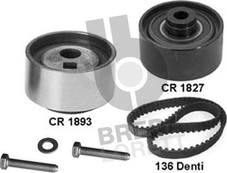 Breda Lorett KCD0102 - Комплект ангренажен ремък vvparts.bg