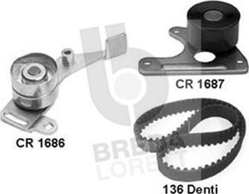 Breda Lorett KCD0116 - Комплект ангренажен ремък vvparts.bg