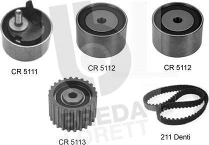 Breda Lorett KCD0185 - Комплект ангренажен ремък vvparts.bg