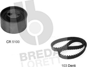 Breda Lorett KCD0182 - Комплект ангренажен ремък vvparts.bg