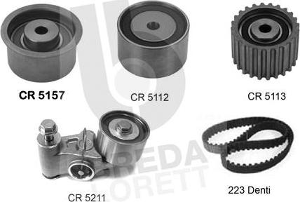 Breda Lorett KCD0187 - Комплект ангренажен ремък vvparts.bg