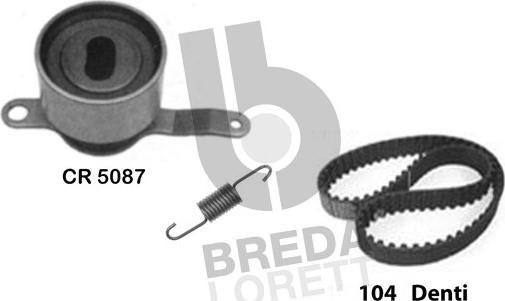 Breda Lorett KCD0176 - Комплект ангренажен ремък vvparts.bg