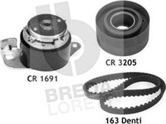 Breda Lorett KCD0398 - Комплект ангренажен ремък vvparts.bg