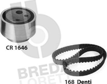 Breda Lorett KCD0308 - Комплект ангренажен ремък vvparts.bg