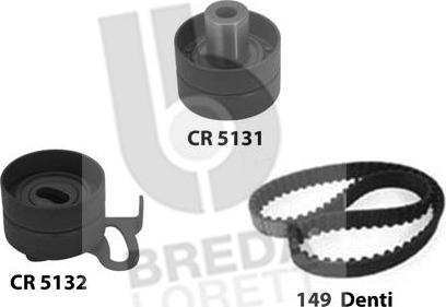 Breda Lorett KCD0303 - Комплект ангренажен ремък vvparts.bg