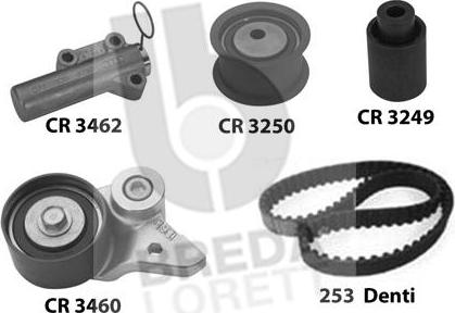 Breda Lorett KCD0313 - Комплект ангренажен ремък vvparts.bg