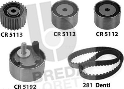 Breda Lorett KCD0317 - Комплект ангренажен ремък vvparts.bg