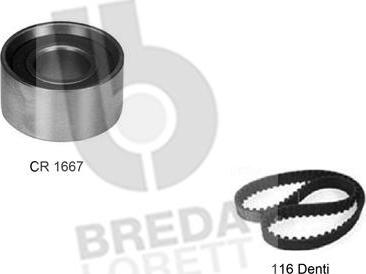 Breda Lorett KCD0266 - Комплект ангренажен ремък vvparts.bg