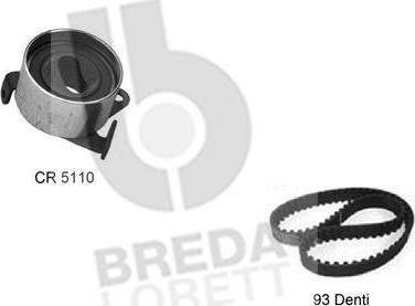 Breda Lorett KCD0261 - Комплект ангренажен ремък vvparts.bg