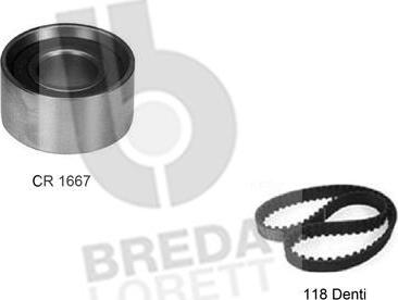 Breda Lorett KCD0268 - Комплект ангренажен ремък vvparts.bg