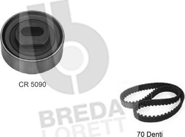Breda Lorett KCD0214 - Комплект ангренажен ремък vvparts.bg