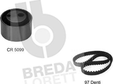 Breda Lorett KCD0210 - Комплект ангренажен ремък vvparts.bg