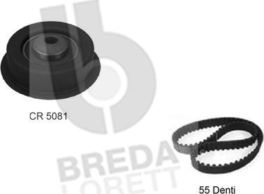 Breda Lorett KCD0218 - Комплект ангренажен ремък vvparts.bg