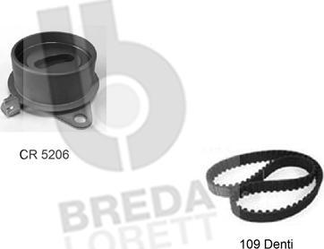 Breda Lorett KCD0212 - Комплект ангренажен ремък vvparts.bg